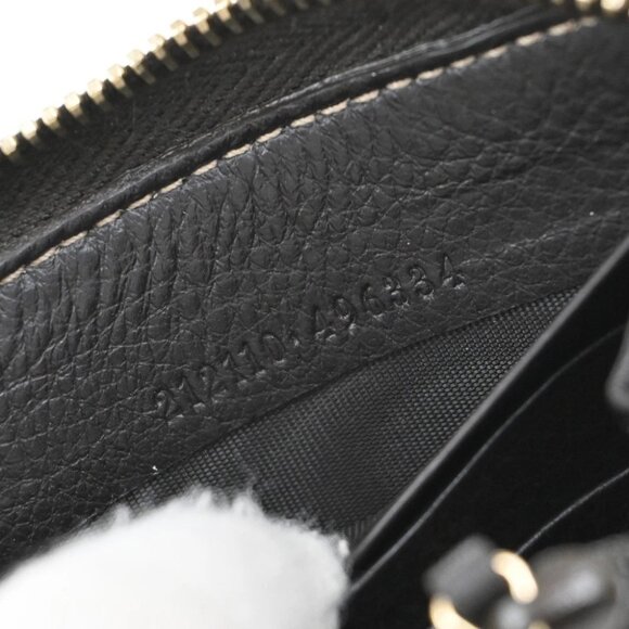 GUCCI Logo Guccissima GG Pattern Long Zipper Wallet Leather Brown 67EF918 - Picture 12 of 13